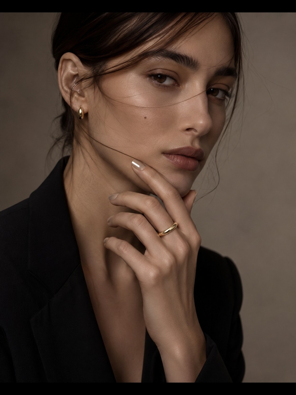 Minimalist Gold Tone Dome Ring | Classic Band | Timeless Statement Ring